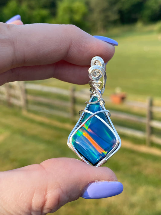 Aurora Opal Pendant