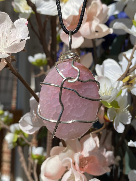 Pink Dragon Vein Quartz Wrap-50% OFF!