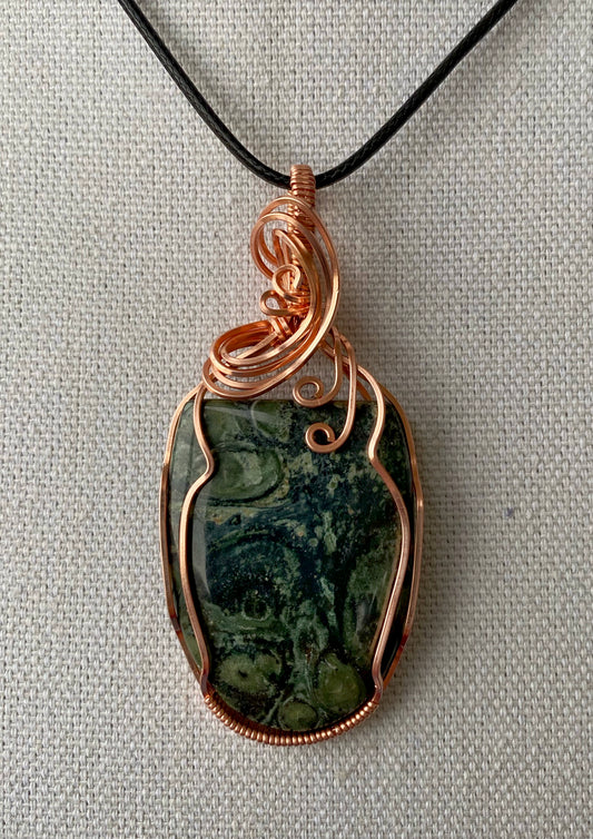 Kambaba Jasper Pendant-50% OFF!